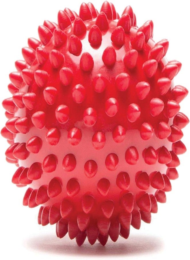 PET FUN Natural Rubber Spiked Dog Ball 2.8" | Bouncy Chew Toy for Puppies & Small-Medium Dogs TPR Diamond Ball Chew Toy with Squeaker & LED | Durable for Aggressive Chewers Combo of 2 - Image 2